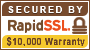 SSL gesichert durch RapidSSL