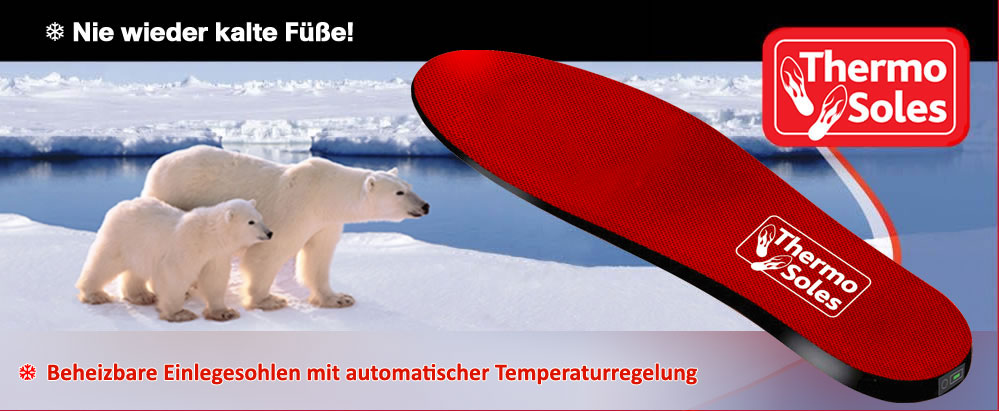 Thermo Soles Beheizbare Einlegesohlen Thermo Soles Beheizbare Einlegesohlen