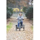 Dreirad für Erwachsene Scoobo von Pfau Tec Pfiff mit Bosch Motor Vorne Frau